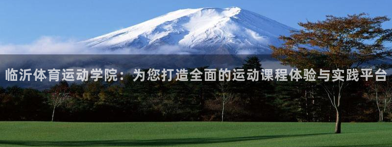 凯发官方正版app集团：临沂体育运动学院：为您打造全